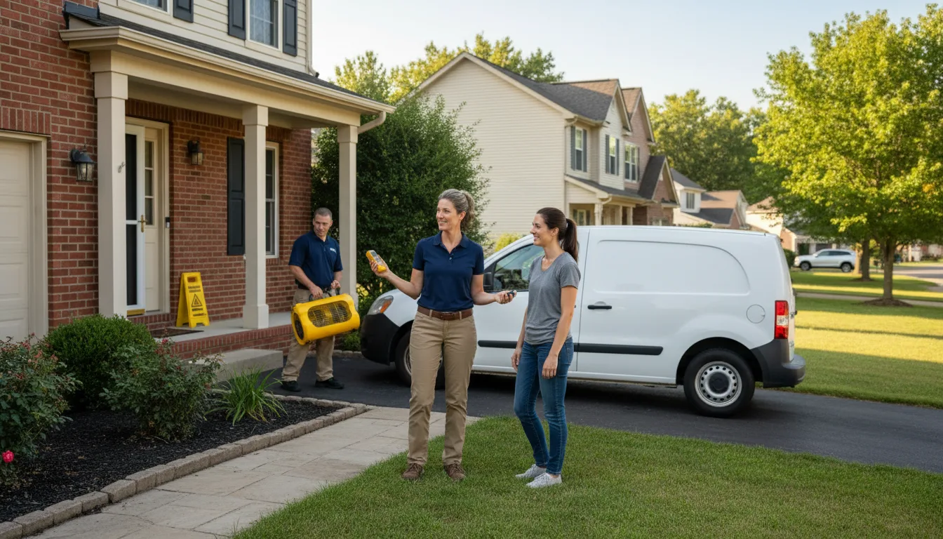 Water restoration image for Dehumidification And Cleanup Services in Wesley, IA